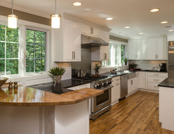 countertops in a kitchen