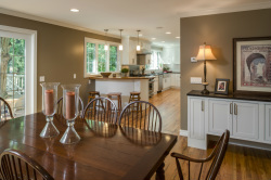 Kitchen, dining room and family room design